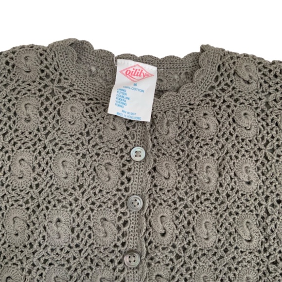 OLILY CROPPED EMBROIDERY TOP LAYER8NG PIECE 5 BUTTONS SIZE: 2 YRS - Picture 3 of 3